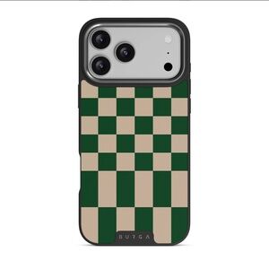 Burga - Ivy League (Green Checkered) iPhone 17 Pro Max Case